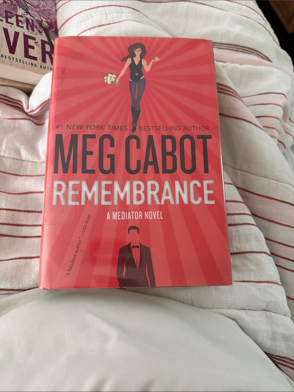 Meg Cabot Remembrance Hardcover Novel - Red Cover